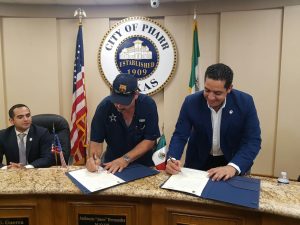 FIRMA DE CONVENIO DE COLABORACION ENTRE PHARR, TX – CULIACAN (4)