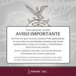 aviso importante.