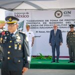 Asiste el gobernador Rocha Moya a toma de protesta de nuevo coordinador de la Guardia Nacional en Sinaloa