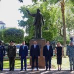 Encabeza Ismael Bello Esquivel, 153 aniversario luctuoso de Benito Juárez