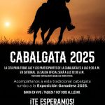 Mañana domingo se realizará la tradicional cabalgata, previo a la Feria Ganadera 2025