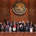 Asiste gobernador Rocha Moya a la conmemoración del 109 Aniversario de la Constitución, en Querétaro, encabezada por la presidenta Claudia Sheinbaum