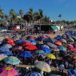 Playas de Sinaloa registran una gran afluencia de turistas esta Semana Santa